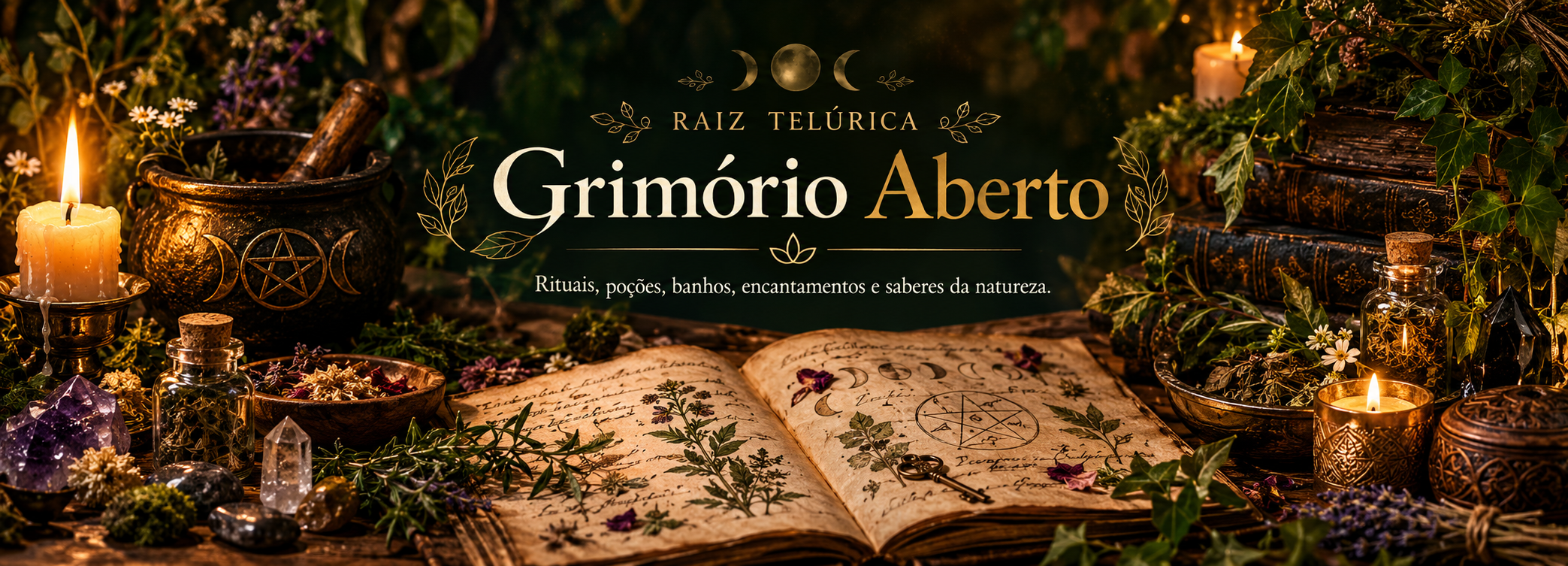 Grimório Aberto — Raiz Telúrica
